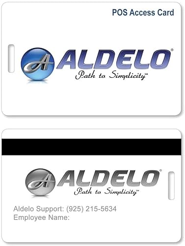 Aldelo POS PVC Encoded Access Cards Pack of 10