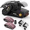 Jellas 3 × 21-Inch Belt Sander with Dust Bag, 7Amp Sander Machine with Variable-speed Control, 2 in 1 Vacuum Adapters, 10Feet (3 meters) Length Power Cord