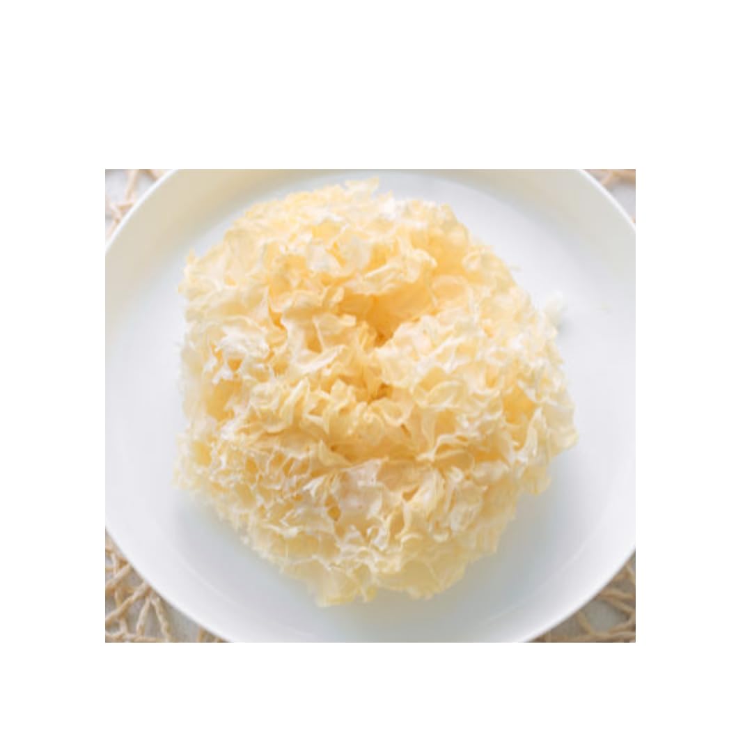Dehydrated Tremella Mushroom (Tremella fuciformis) – 30g | Snow Fungus | White Jelly Mushroom