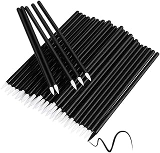 NESA Disposable Eyeliner Brush Eye shadow Applicator Fine Point Eye Liner Pens Lip Liner brushs Cosmetic Wands Makeup Tool...