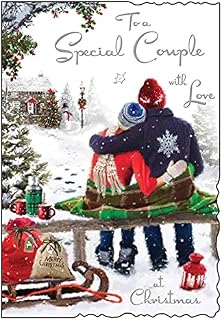 Jonny Javelin Special Couple Christmas Card Festive Cuddle