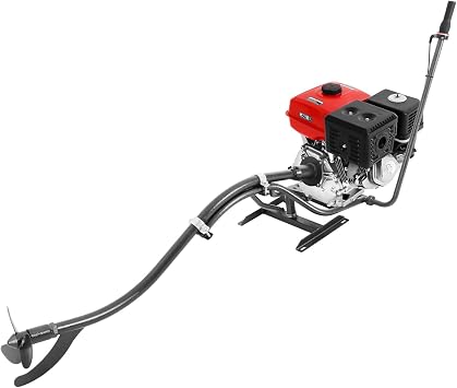 15HP 420CC Mud Motor Kit 4 Stroke Outboard Motors Manual Start Mud Skipper Motor Kit 180 Turning Angle with TCI and Air-Cooled System Jon Boat Motors for 9.84-19.69ft Boats