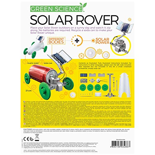 4M Green Science Solar Rover, DIY STEAM Powered Kids Science Kit, Boys & Girls Ages 5+ by 4M - Image 6