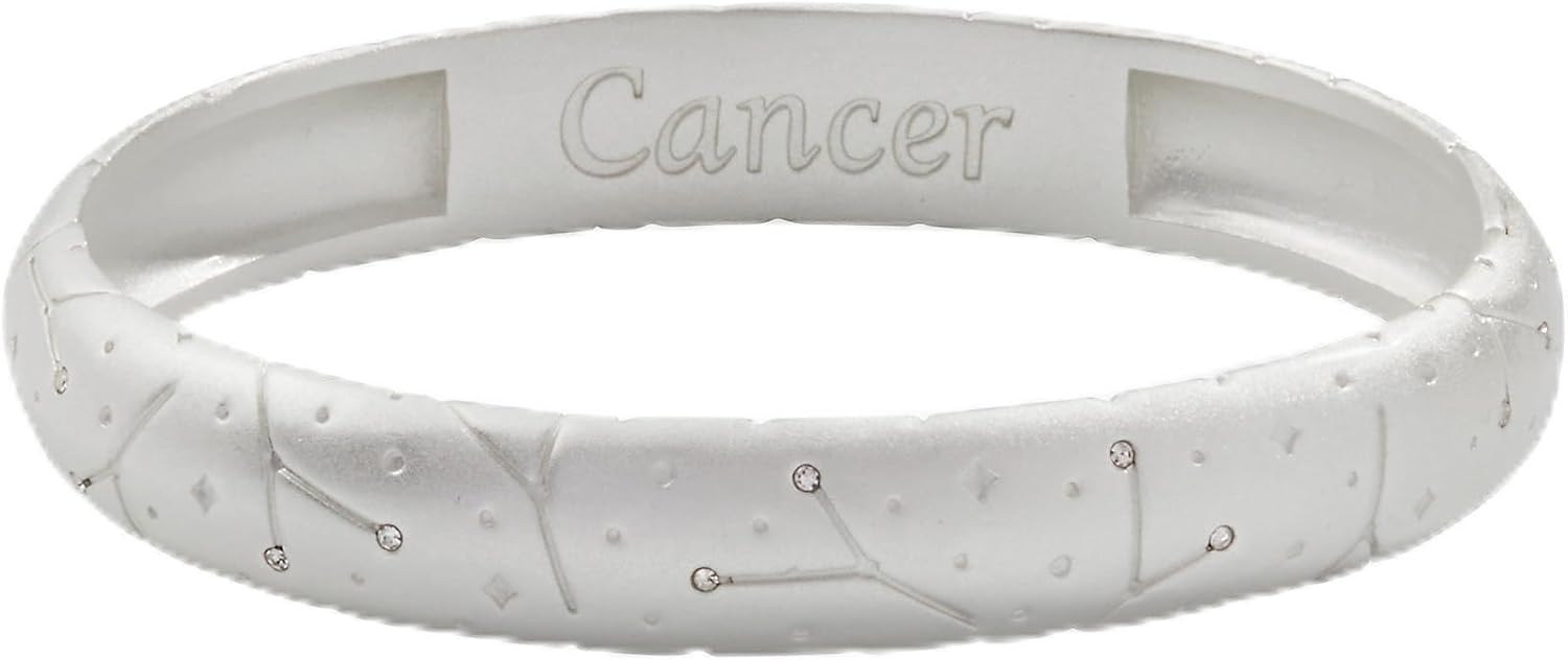 Alex and Ani Cancer Zodiac Hinge Bangle