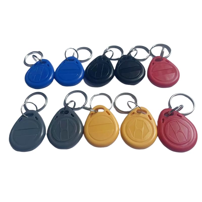 125 kHz T5577 RFID Etiqueta de token de identificación de proximidad regrabable (10 piezas) (mezcla)