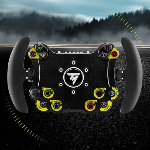 EVO Racing 32R Pelle - Volante rotondo rivestito in pelle con mozzo staccabile, per PC e console - Controller - Immagine 6