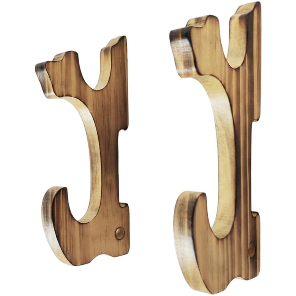 Sslvya Sword Holder Wall Mount Katana Holder Wooden Display Hanger Sword Stand for Samurai Sword Cosplay Blade Weapon Rack
