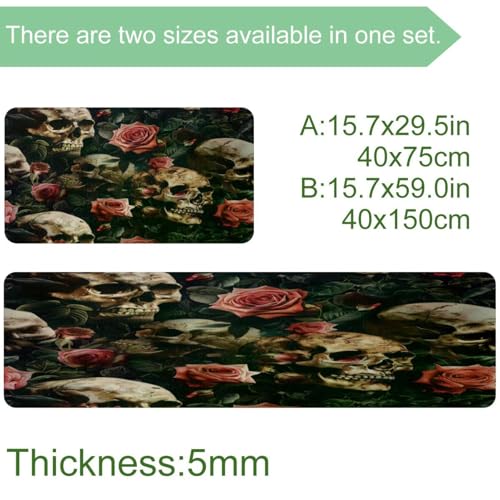 Alfombrillas de cocina absorbentes VAPOKF contra manchas y resbalones 3