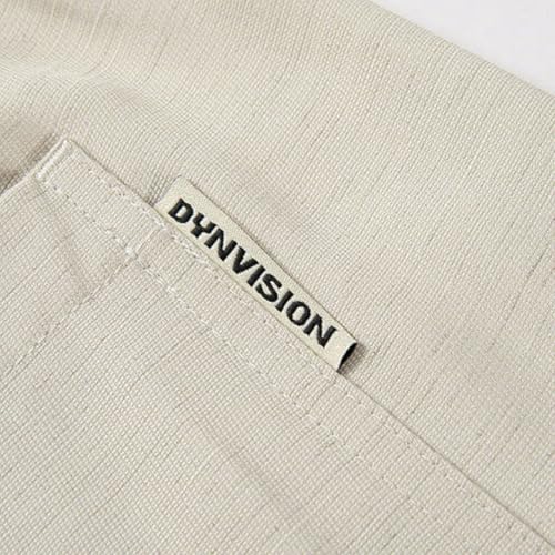 Men's Summer Casual Loose Fit Pure Color Lightweight Breathable Comfortable Pants with Pockets for Daily Wear and4