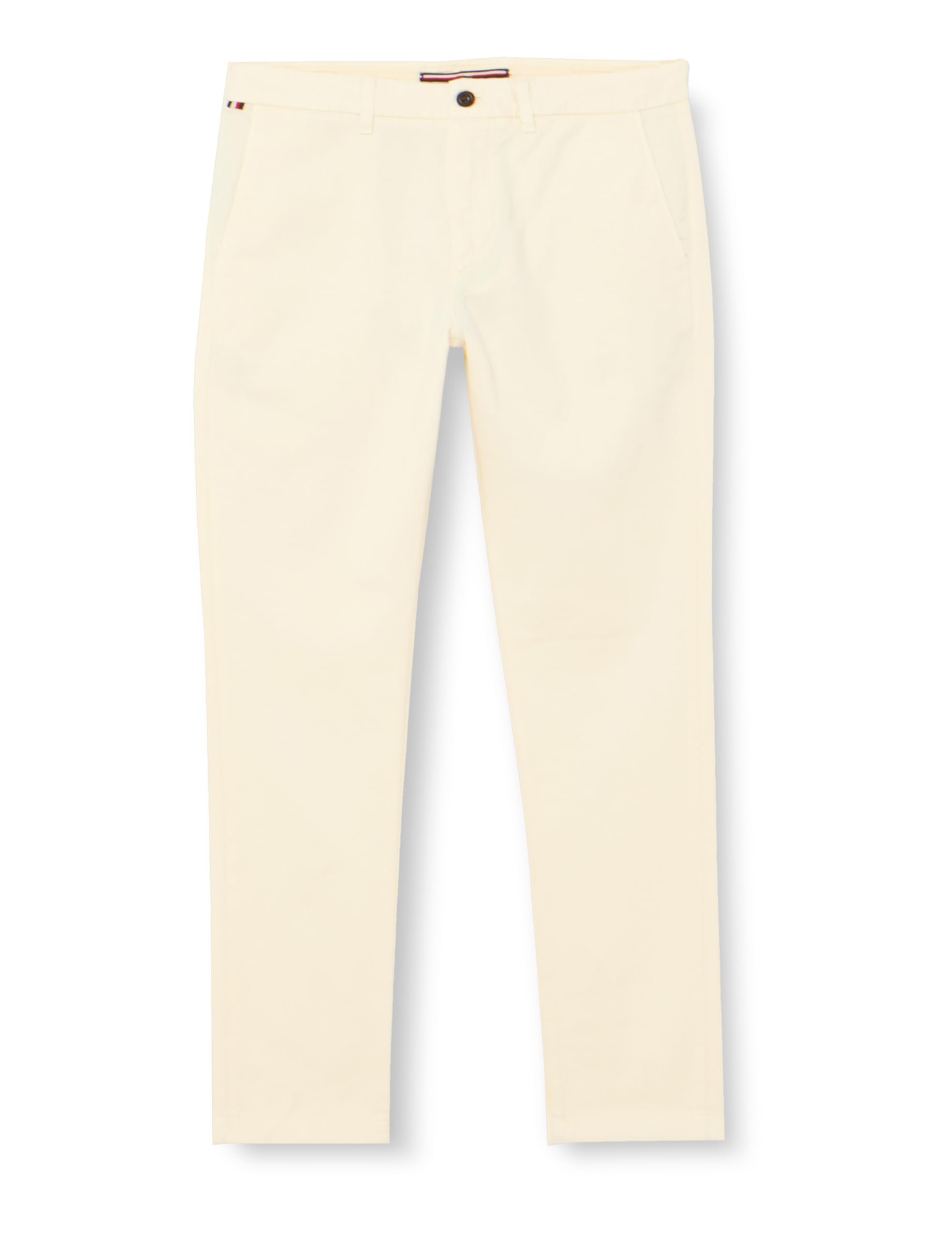 Tommy Hilfiger Herren Hose Bleecker Chino Slim Fit, Weiß (Calico), 29W/36L