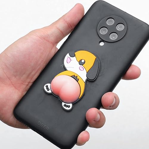 Miniatura 4 de Adhesivo de perro con diseño de dibujos animados para automóvil, divertidas calcomanías de animales para automóvil, marco de puerta de espejo