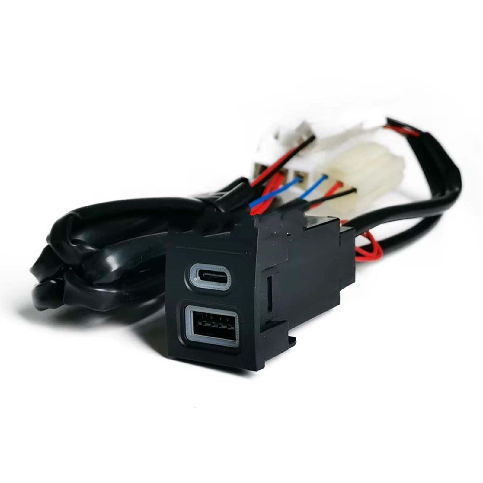 Porta USB Center Compatibile Con Per Polo 2004-2011 12V 24V Telefono Per Auto Presa Ricarica Doppia QC3.0 Porta Ricarica Di Tipo C PD Presa USB