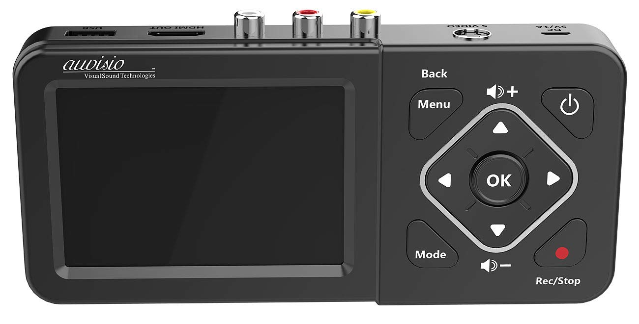 auvisio Video-Rekorder mit Analog-Eingängen, Farb-Display, Versandrückläufer (Kassetten digitalisieren)