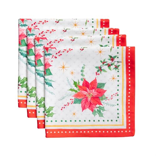 Maison d' Hermine Cloth Napkins Set of 4 Reusable 100% Cotton (20" x 20")