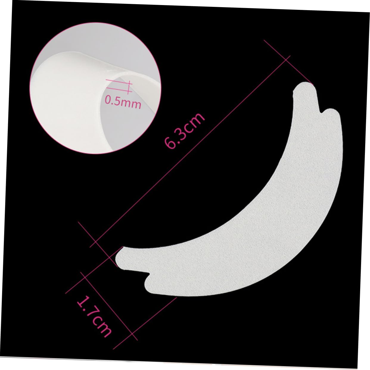 TOVINANNA Eyelash Extension Gaskets 10 Pack Planting Pads Foam Gasket Butterfly Eye Patch for Safe and Comfortable Beauty Applicati