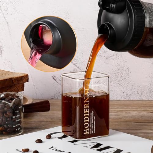 Mason Jar Pitcher Wide Mouth Glass Water Jug with Handle Lid 32 oz Breast Milk Pitcher for ice Tea Juice Mixing Cold Brew Coffee - Image 6