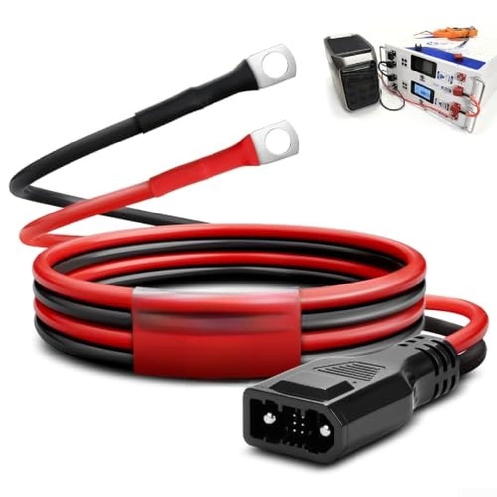 Cable Extensión 8 AWG Cobre 50A para EcoFlow 2 MAX Cable Extensión