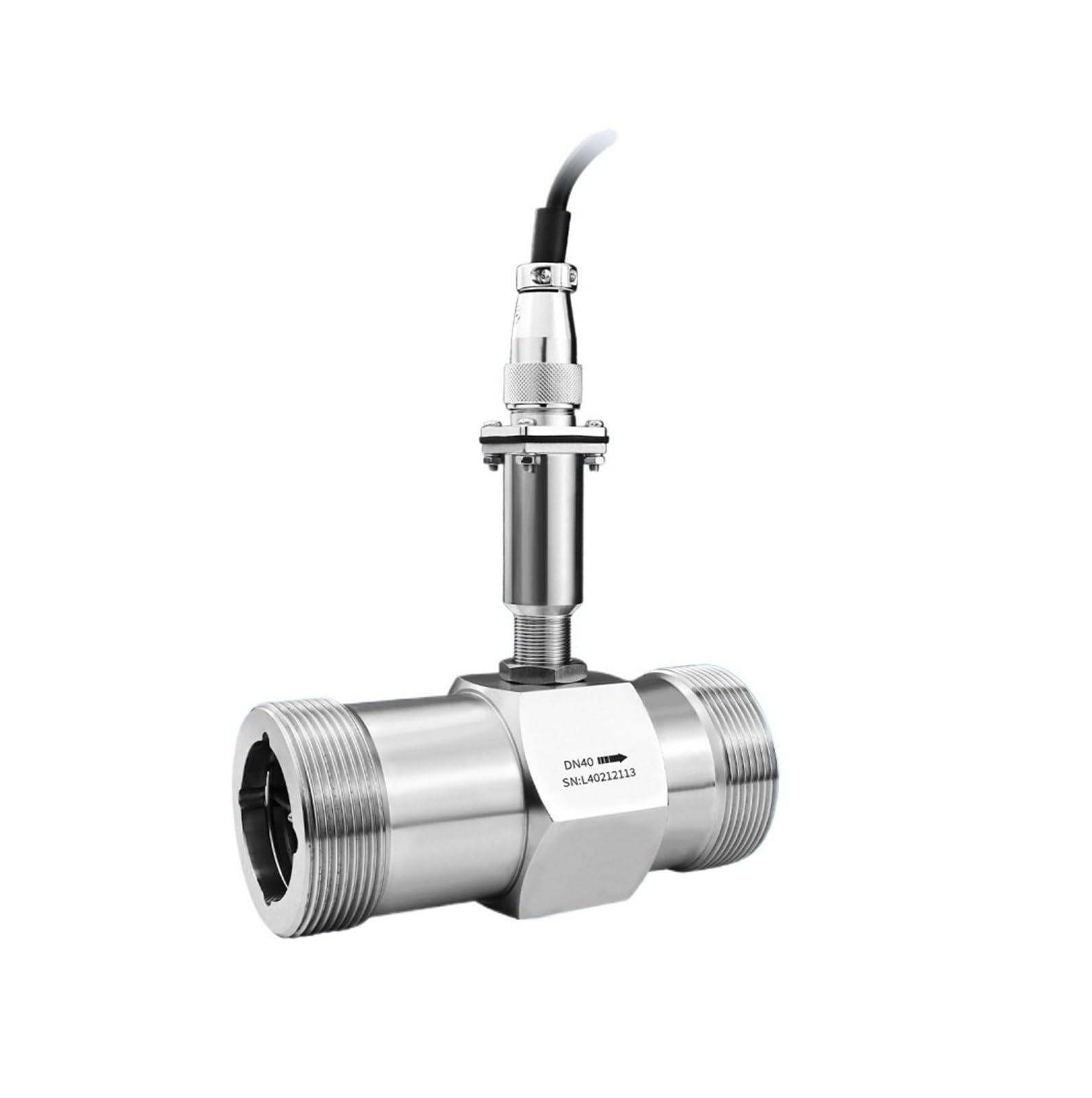 TBZOQAID Flow Meter Liquid Sensor Meters 4-20mA(DN40 thread)
