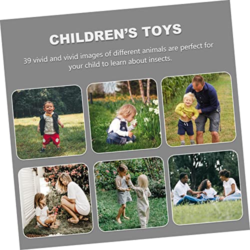 Operitacx 1 Conjunto 39Pcs Animais Simulados Mini Abelha Mini Modelos Animais Modelo Simulado Animal