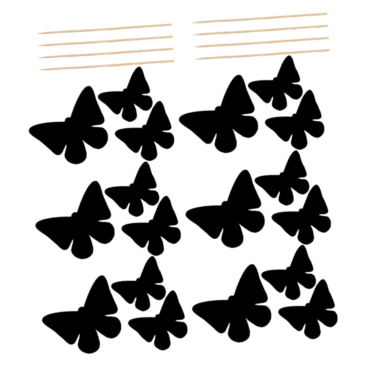 ERINGOGO Butterfly Scratch Painted Bookmarks 48pcs Shape DIY Art Materials for Children Scratch Cards Crafts Kit for Boys and Girls