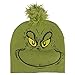 Bioworld Grinch Big Face Embroidered Winter Hat Green