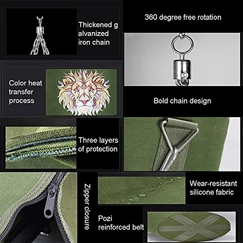 image for DJGDHVC Heavy Bags Boxing Punch Bag Body Punch Bag,Nonfilled Reflex Pu