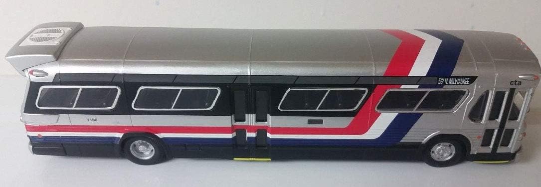 Corgi GMC Fishbowl Bus CTA Chicago 1/50 Scale C54319 Chicago Bicentennial Livery New in The Box Rare!