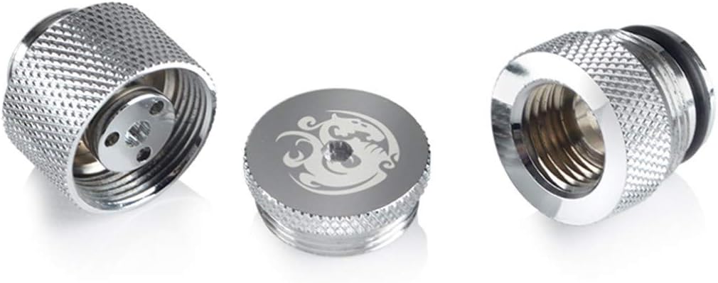 Greatest Product Bitspower Water Exhaust Fitting, Silver Shining