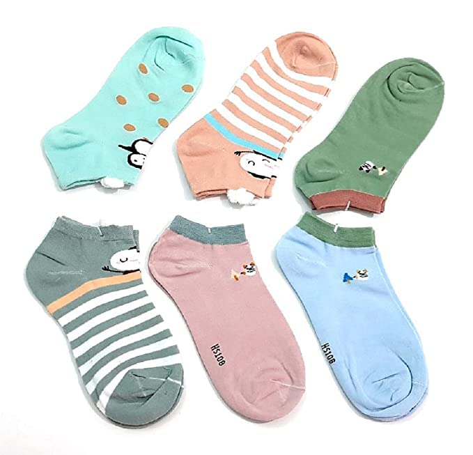Chahat Women Printed Ankle Length Socks