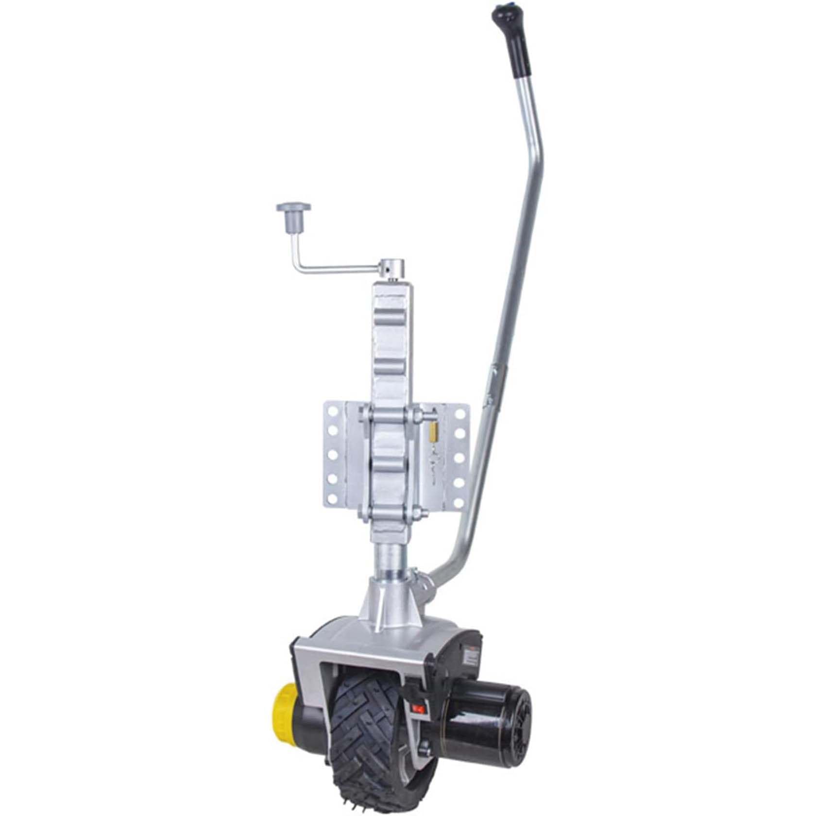 Gato motorizado para remolque, 12 V 550 W, maniobrable hacia adelante y hacia atrás, ideal para caravanas, remolques de barcos, remolques de caballos, capacidad de carga de 2722 kg