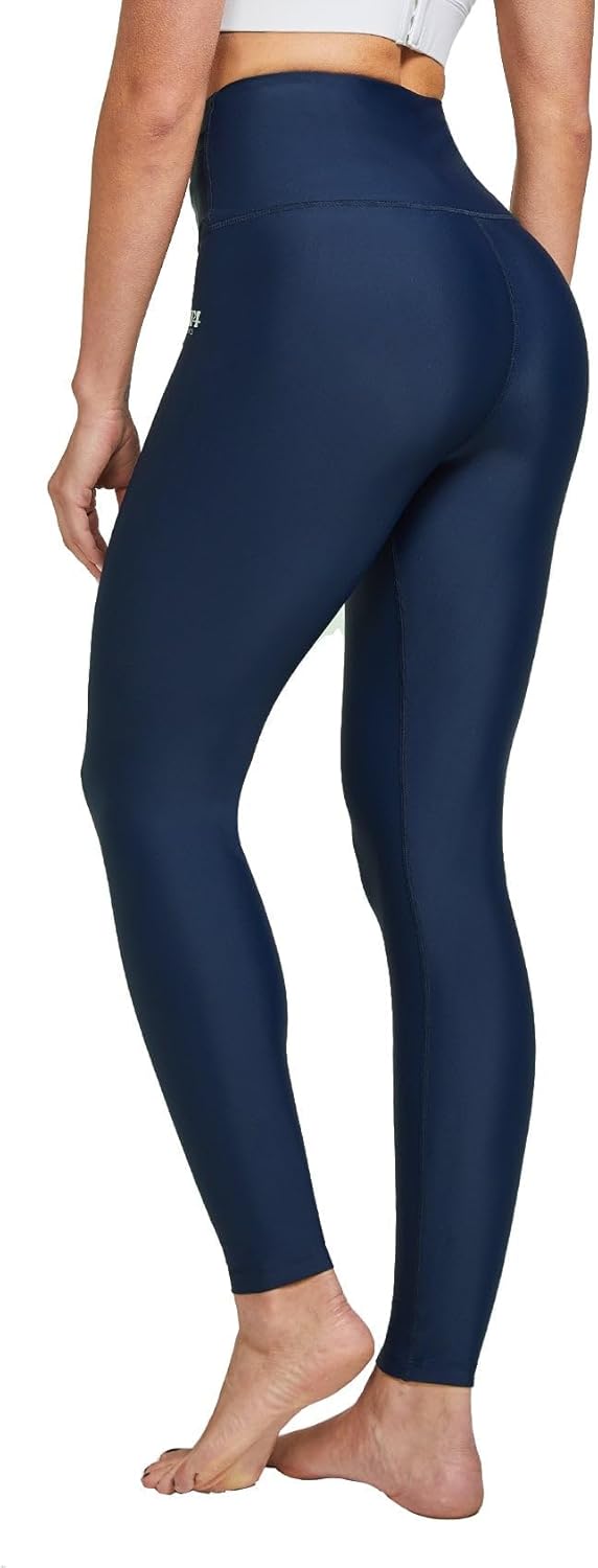 FitsT4 Sports Women's Swimming Leggings UPF 50+ High Waisted with Pockets Swim Pants - Image 2