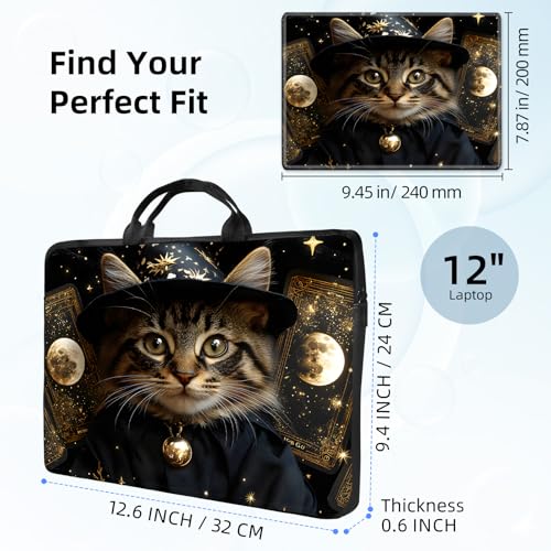 Funda para portátil 12 pulgadas con mouse pad y protección miniatura 4