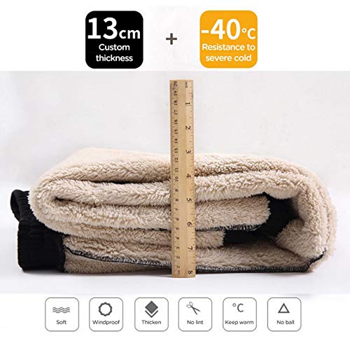 Esquirla Calça de Moletom de Inverno Feminino para Ginástica, Calça de Treino Térmico Casual com For