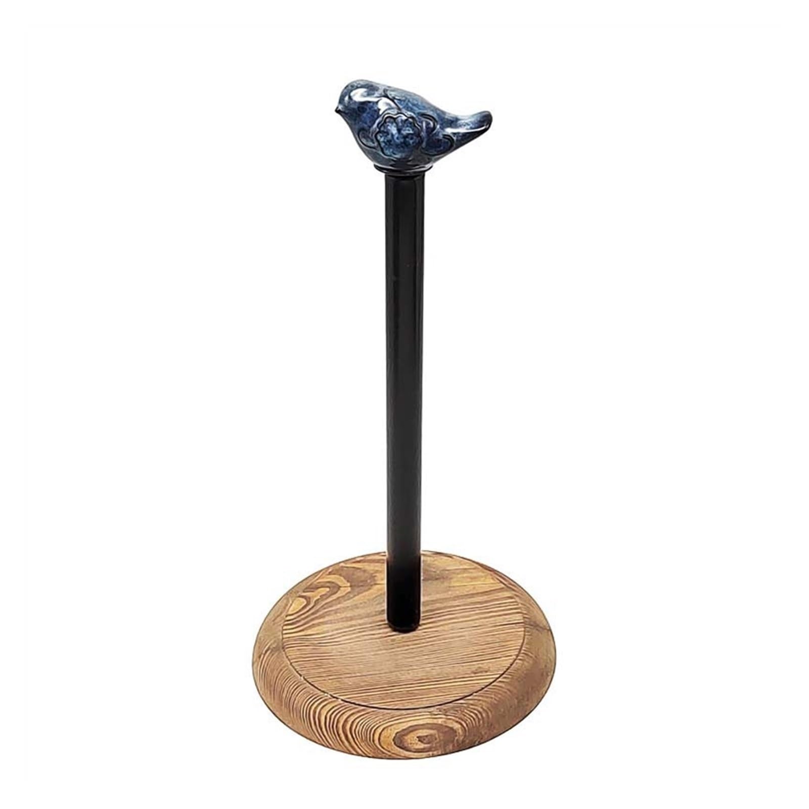 Portarotolo da Cucina Portarotolo di Carta Verticale da Tavolo da Cucina, portaoggetti for Sacchetti di plastica, Porta fazzoletti for Uccelli Domestici Portarotoli Cucina(Blue)