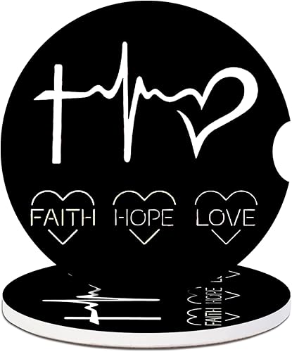 Miniatura 18 de Adventure Awaits Posavasos Portavasos de Cerámica Absorbente - Paquete de 2, Posavasos Antideslizantes para Automóvil, Accesorios de Interior de La