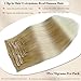 Blonde Clip in Hair Extensions Human Hair 15 Inch #60 Platinum Blond Real Human Hair Extensions Clips ins Thick Ends Soft Blonde Remy Hair Pieces for Thicker Look
