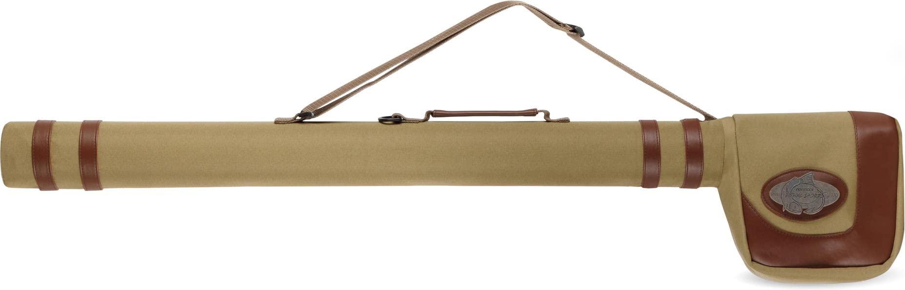 normani Fliegenruten Futterale Rutentasche Hardcase 105 cm für mehrteilige Reiseruten Angeltasche Transporttasche