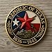 Republic of Texas Legacy Coin, Lone Star Texas Commemorative Challenge Coin, 1836 Republic of Texas Historical Collectible Coin, Gift for Collectors, Veterans, and TX History Lovers (1PC)