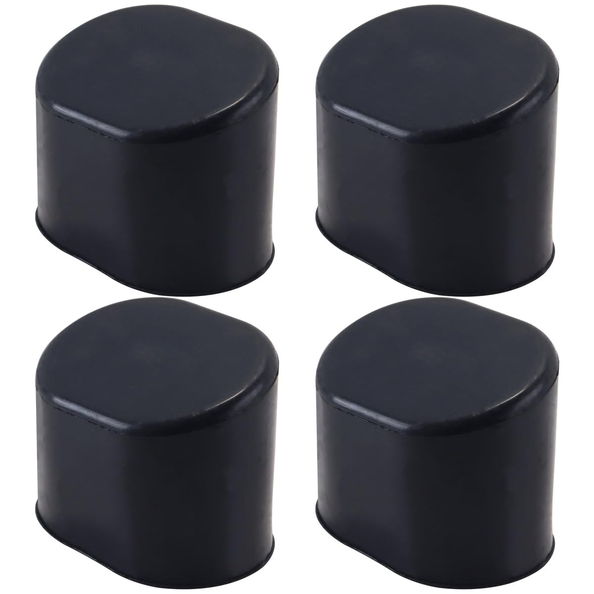 Huba Replacement Leg Feet for Mitre Saw Stand, 4 Rubber Feet