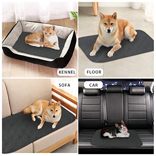 Sunnytex Waterproof Dog Bed Cover Dog Mat Pet Pad Pet Blanket For Couch Sofa Bed Mat Anti-Slip Furniture Protrctor(30" 70",Dark Grey) #TOP5