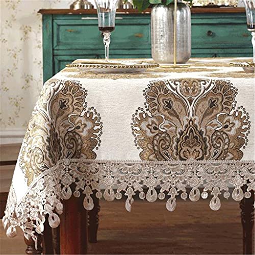 Nappe en chenille américaine pour table de salon et ambiance nordique chaleureuse