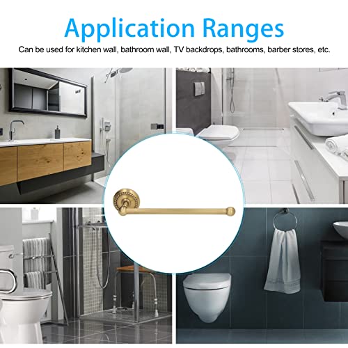 Barra De Toalha De Banheiro, Toalheiro De Banheiro, Barra De Toalha De Haste única De Cobre Vintage