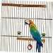 Happyyami Parrot Toys for Large Birds Bird Hammock Swing Parrot Accessories Wooden Playstand Cage Bird Swing