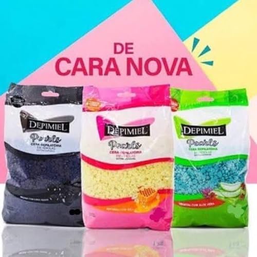 Kit Preto Depilaçao Cera Negra 200g Depimiel Panela Elétrica Completo N 12