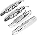 Exterior Door Handle Chrome 4 PCS Front Rear Driver & Passenger for 2007-2013 Chevy Silverado Suburban Tahoe Avalanche, GMC Sierra Yukon, Cadillac Escalade Replaces 22738721 22738722 22738725