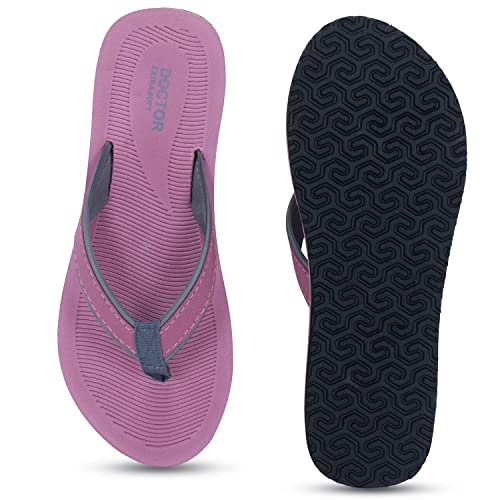 Image of DOCTOR EXTRA SOFT House Slipper for Women's Care Durable | Orthopaedic & Diabetic | Lightweight| Comfortable Footbed |Slippers for Girls & Ladies Daily Use D-05