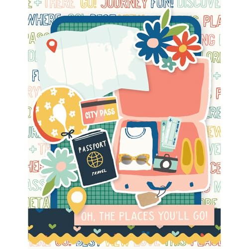 Simple Stories Kit de cartões simples - embale suas malas