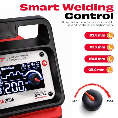 Image of JPT True Output 200A Ultra Heavy Duty MMA Inverter Welding Machine | Lift TIG, Full Digital Display, VRD Safety, Hot Start, Arc Force, Anti-Stick & Fine Tuning Control