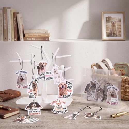Image of Siifert 24 Pcs Vet Tech Appreciation Week Gift Bulk Dog Air Freshener Car