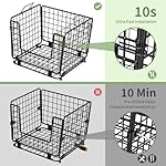 Wire Storage Basket for Kitchen Pantry: GGIU Stackable Kitchen Counter Organizers - Wire Organizing Bin for Produce Vegetable Potato and Onion Black - Image 4
